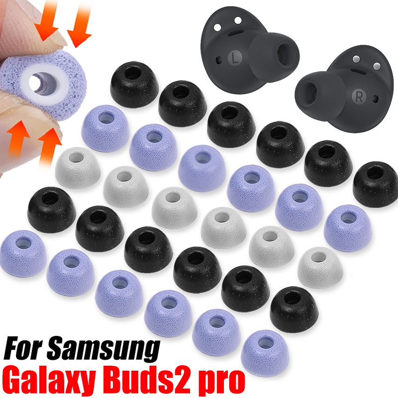 Earphone Foam Tip - Samsung Galaxy tomurcukları için 1-3Pairs bellek
