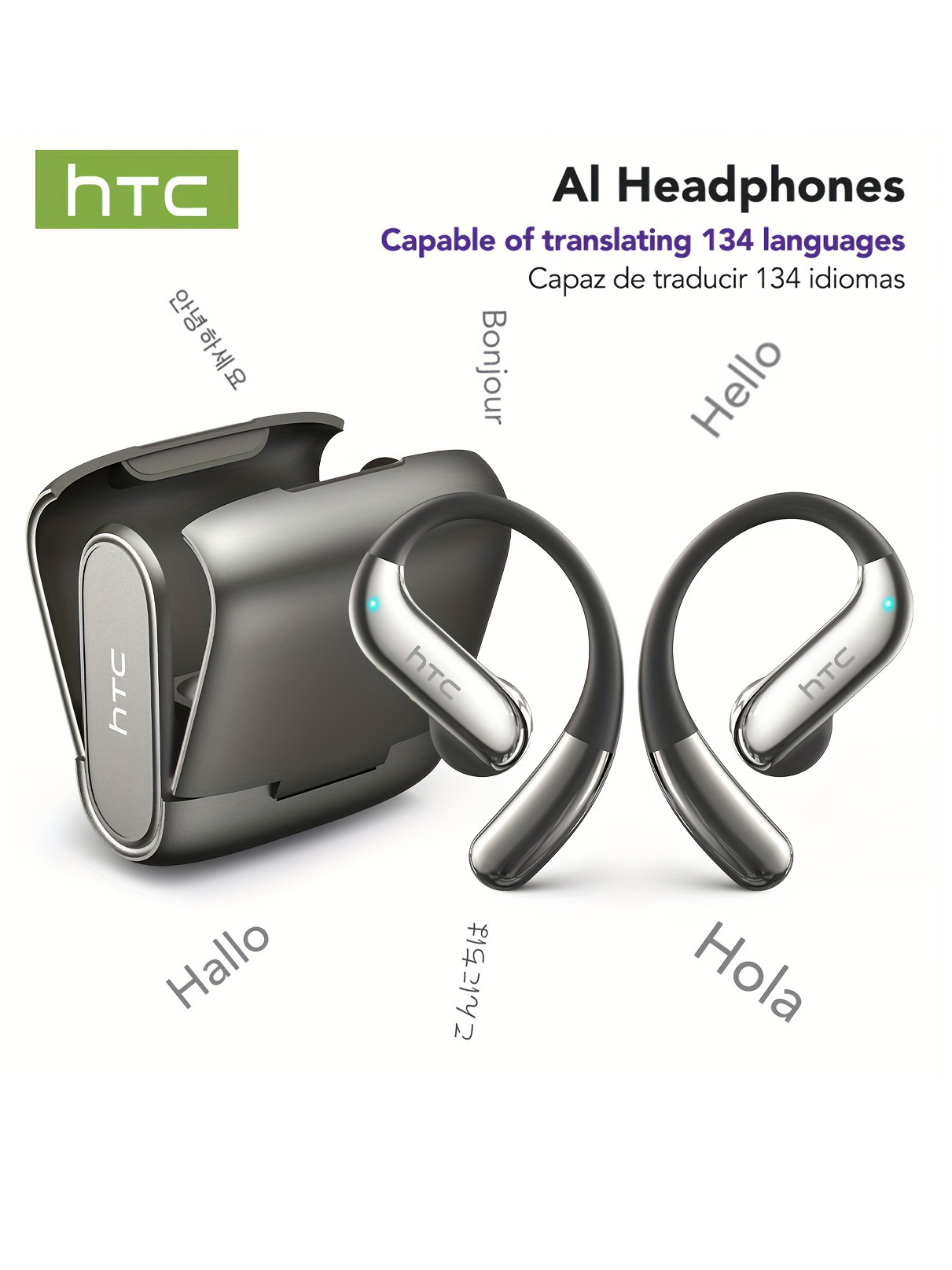 Earbuds Charging Case - Açık Kulak Bluetooth Kulaklıkları HTC 30