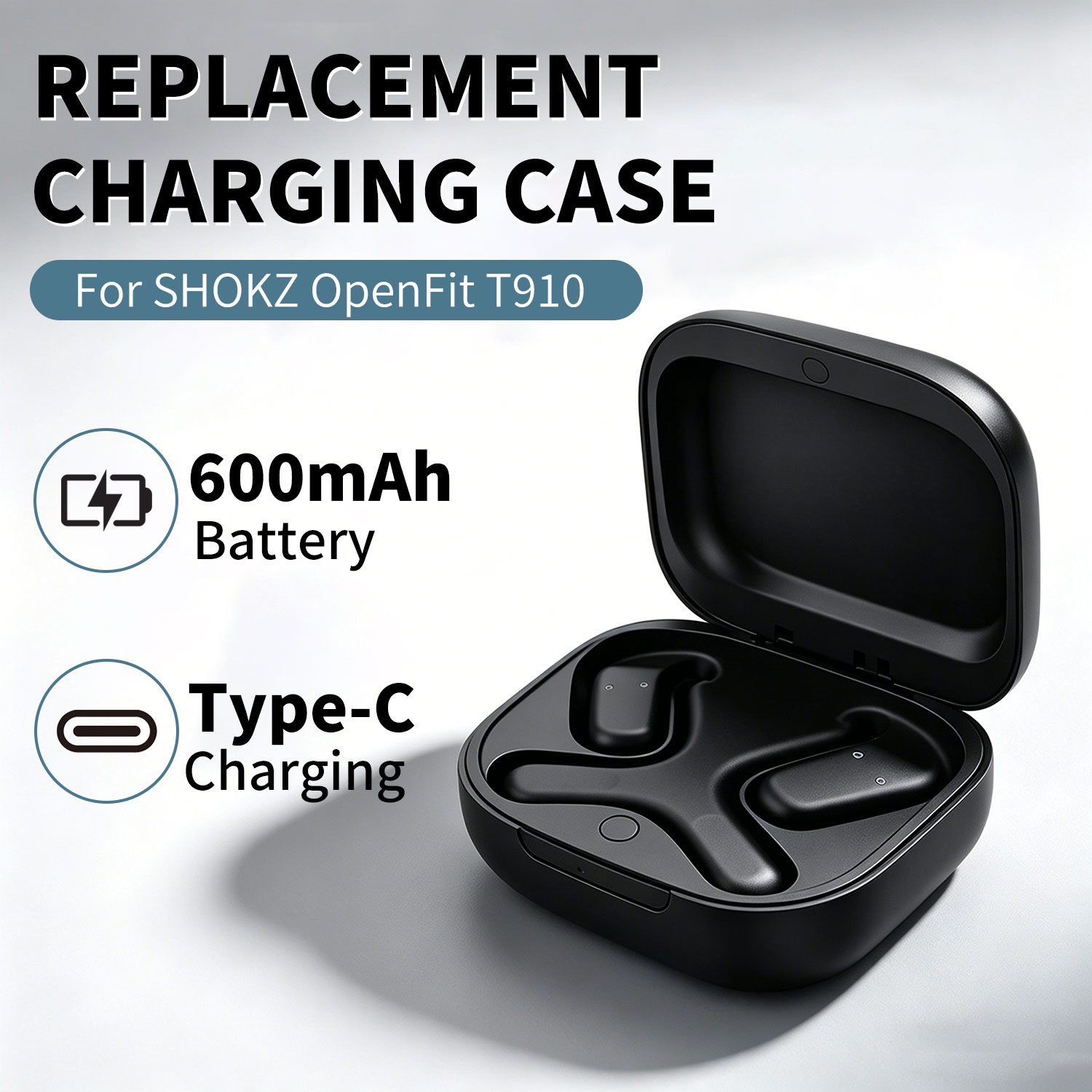 Earbuds Charging Case - SHOKZ OpenFit T910 Kablosuz Bluetooth Kulaklıklar