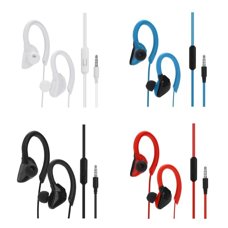 Sports Earphone Hook - Hacim Kontrol Bas ve Gürültü Engelli