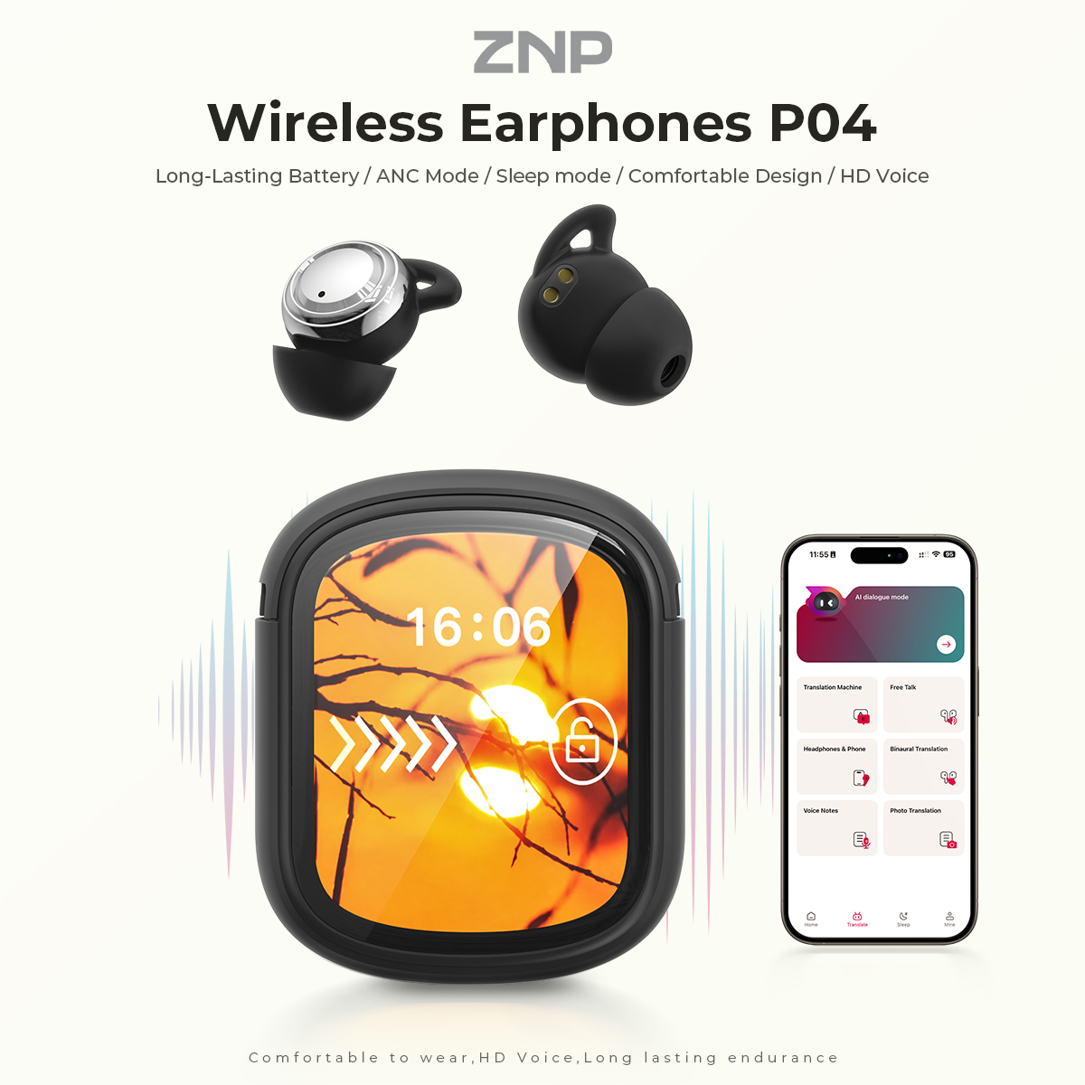 ZNP P04 Uyku Yardımcı Kulaklık - Earbuds Charging Case incelemesi ve fiyatı
