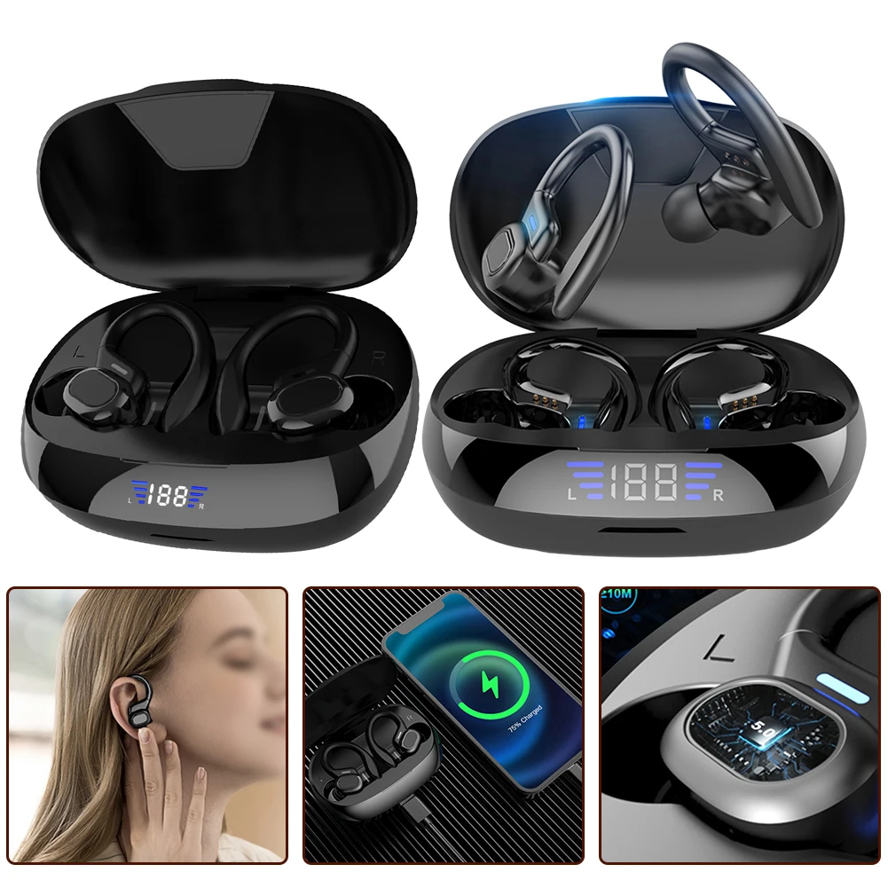 VV2 TWS mikrofonlar ile Blueto - Sports Earphone Hook incelemesi ve fiyatı