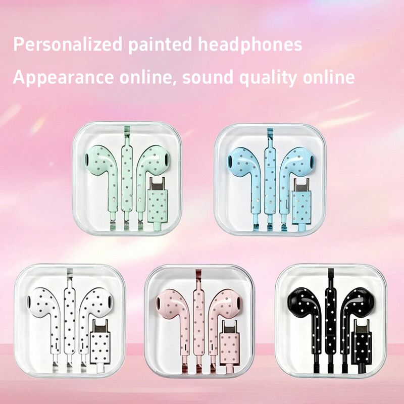 Sevimli Puantiyeli Yıldız Dese - Usb C Earphone incelemesi ve fiyatı